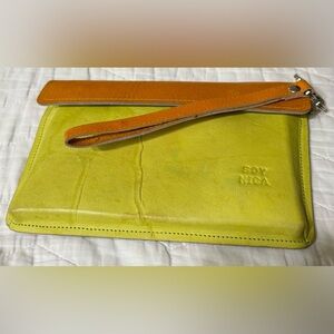 Soy Nica Leather Clutch